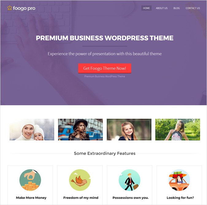 FoogoPro WP theme