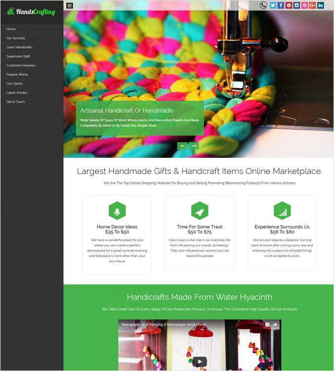 HandsCrafting WP theme