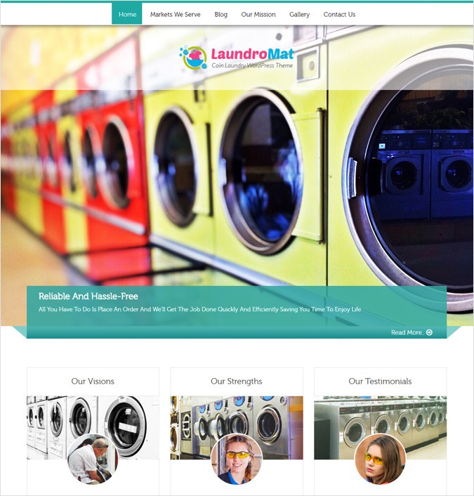 LaundroMat WordPress Theme