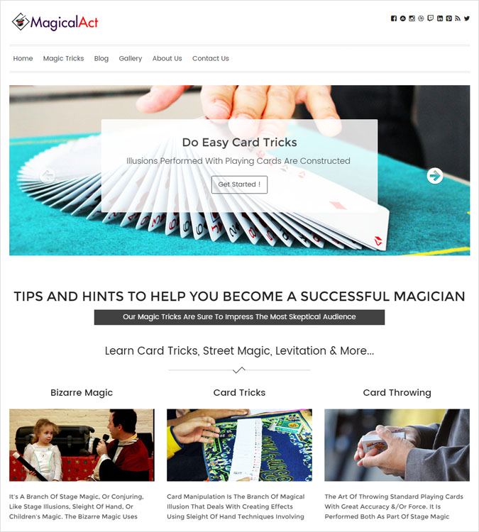 MagicalAct WP theme