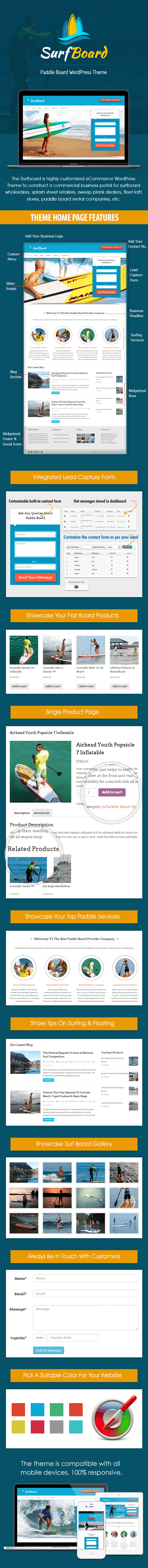Paddle Board WordPress Theme
