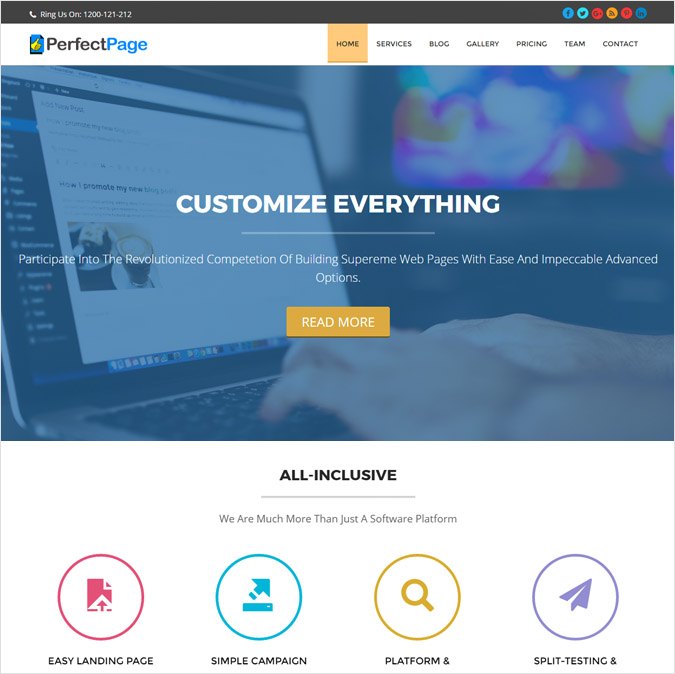 PerfectPage WP Theme