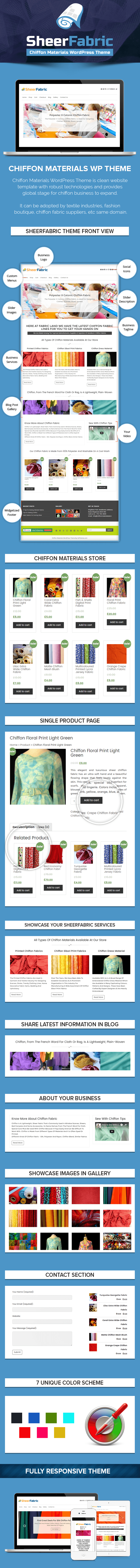 Chiffon Materials WordPress Theme