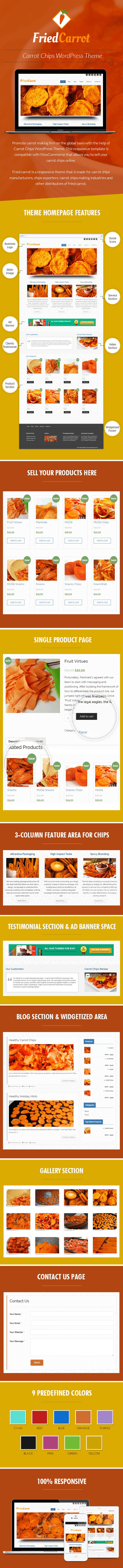 Carrot Chips WordPress Theme