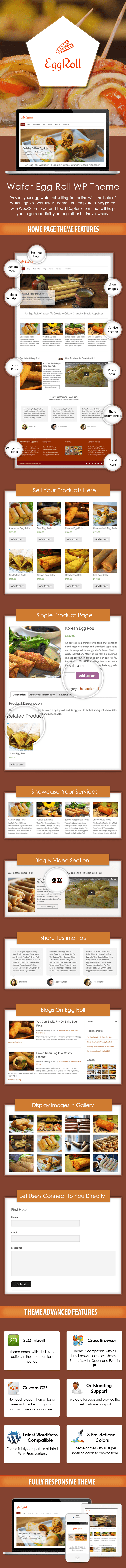 Wafer Egg Roll WordPress Theme