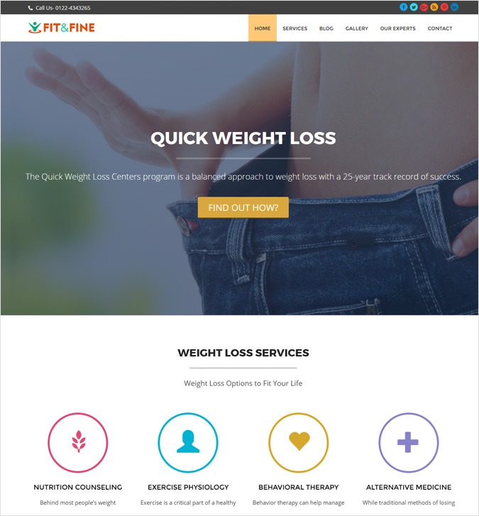 Fit&Fine WP Theme