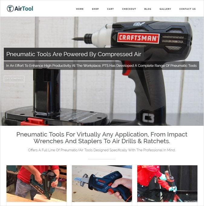 Airtool WP theme