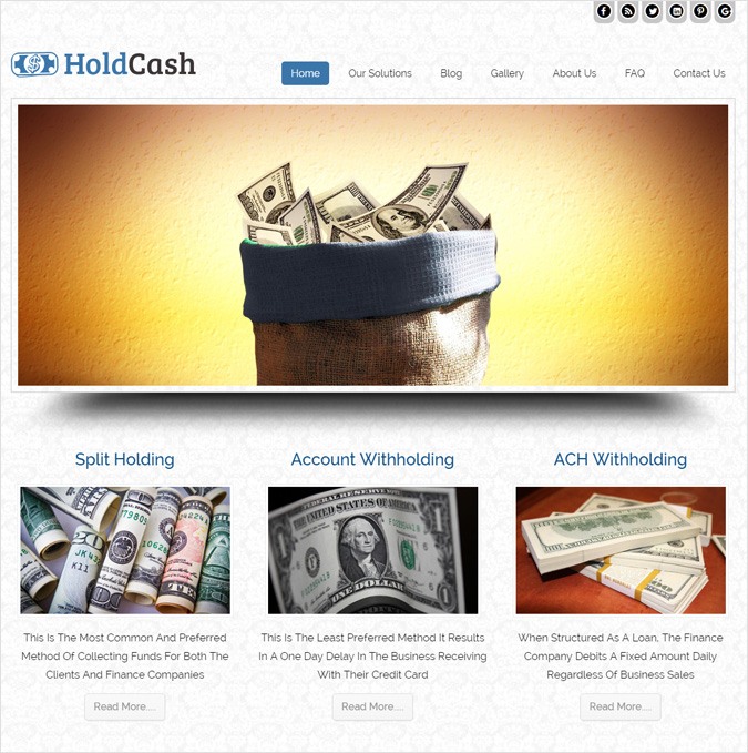 Cash Advance Company WordPress Theme