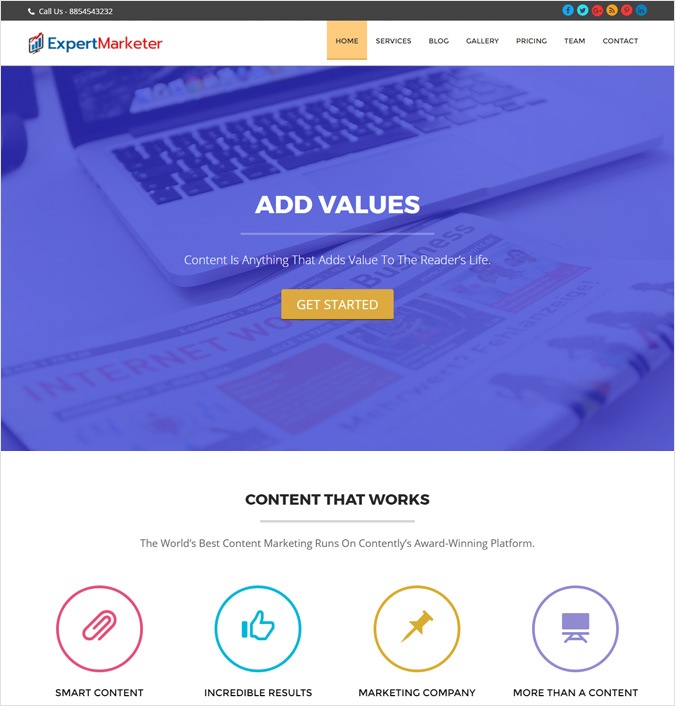 Content WordPress Theme