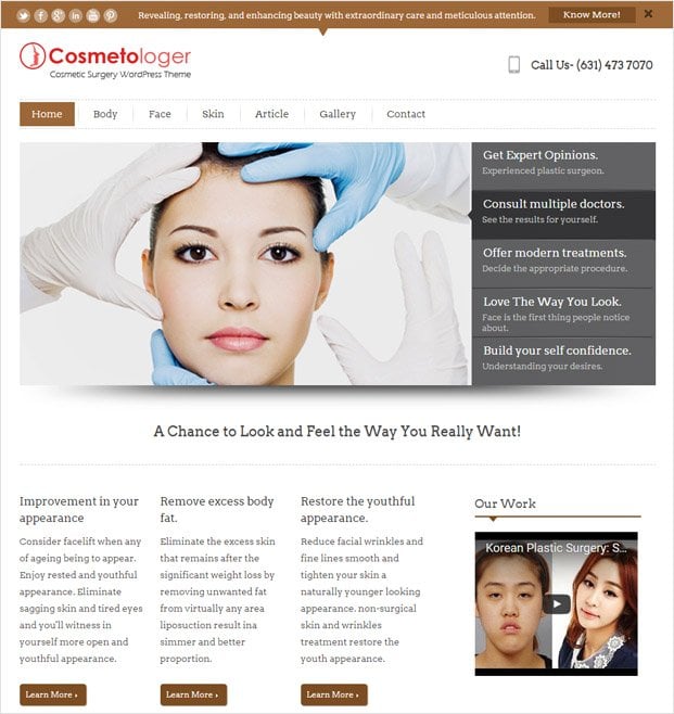 Cosmetologer WP theme