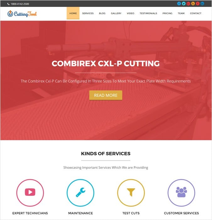 CuttingTool WP theme