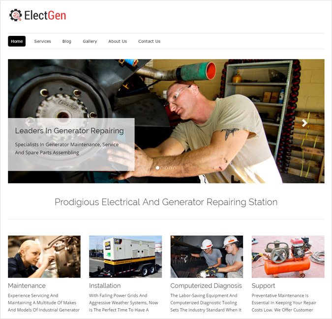 ElectGen WP theme