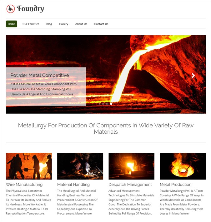 Foundry WP theme