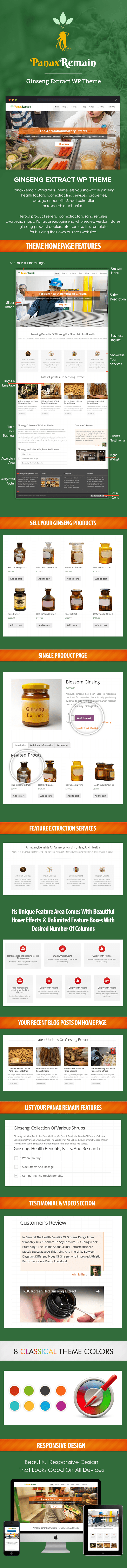 Ginseng Extract WordPress Theme