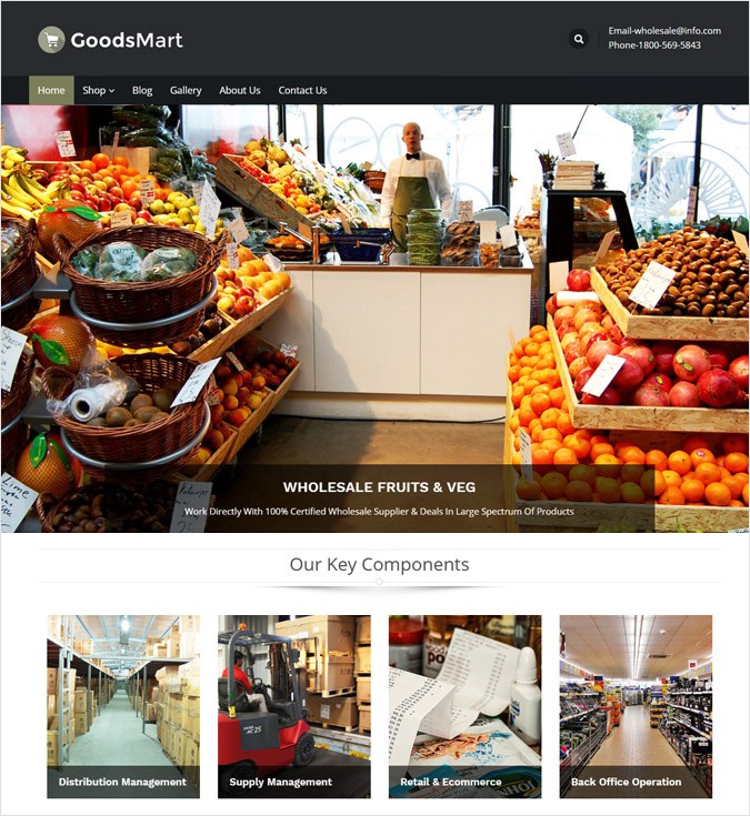 GoodsMart WP theme