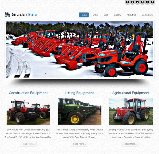 GraderSale WP theme