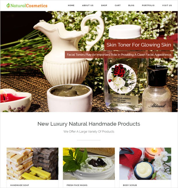 NaturalCosmetics WP theme