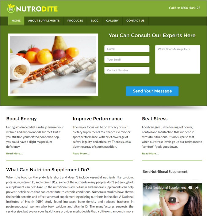 NutroDite WP theme