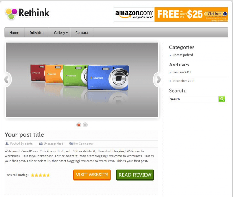 How To Create A Product Review site With WordPress InkThemes