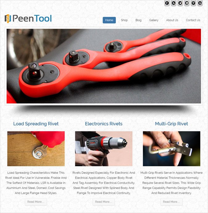 PeenTool WP theme