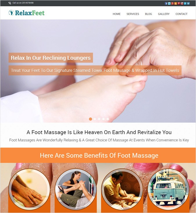 RElaxFeet WP theme