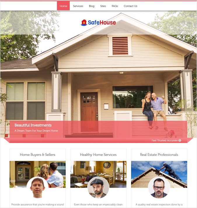 SafeHouse WP theme