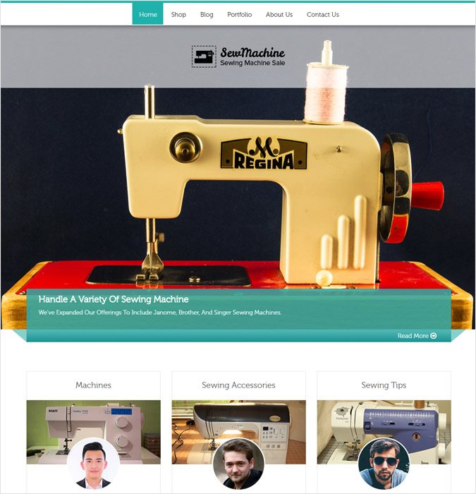 SewMachine WP theme