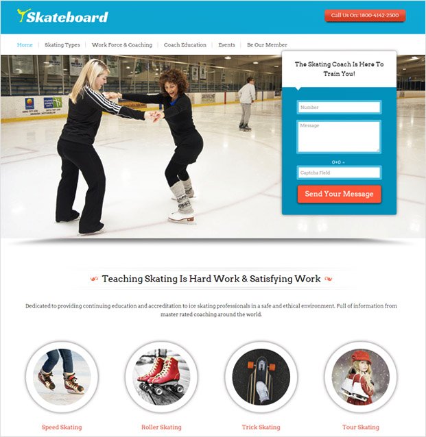 Skateboard WP theme