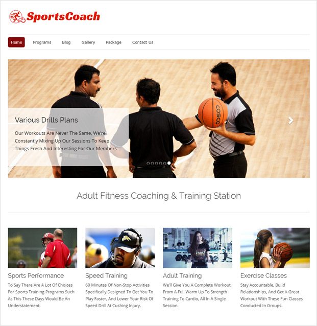 SportCoach WP theme