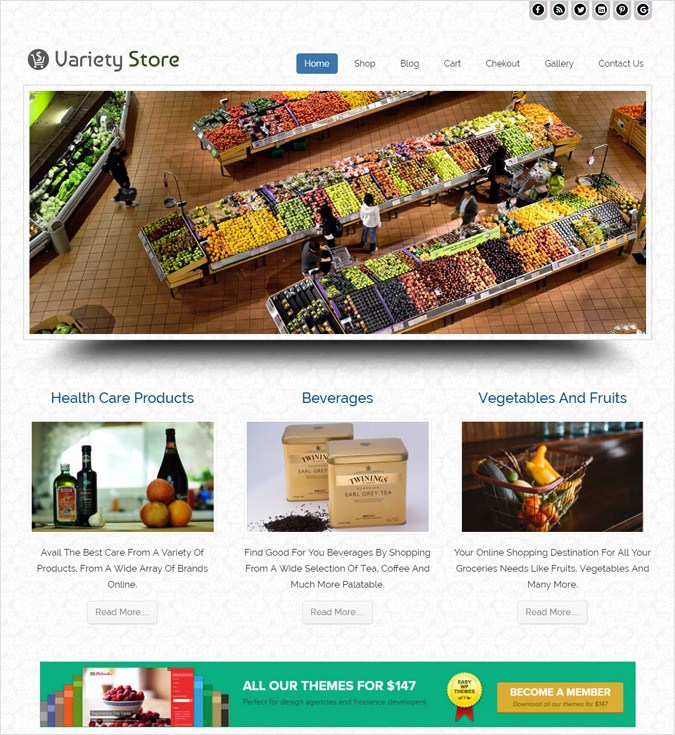 VarietyStore wp theme