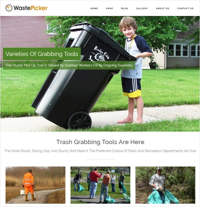 WastePicker WP theme