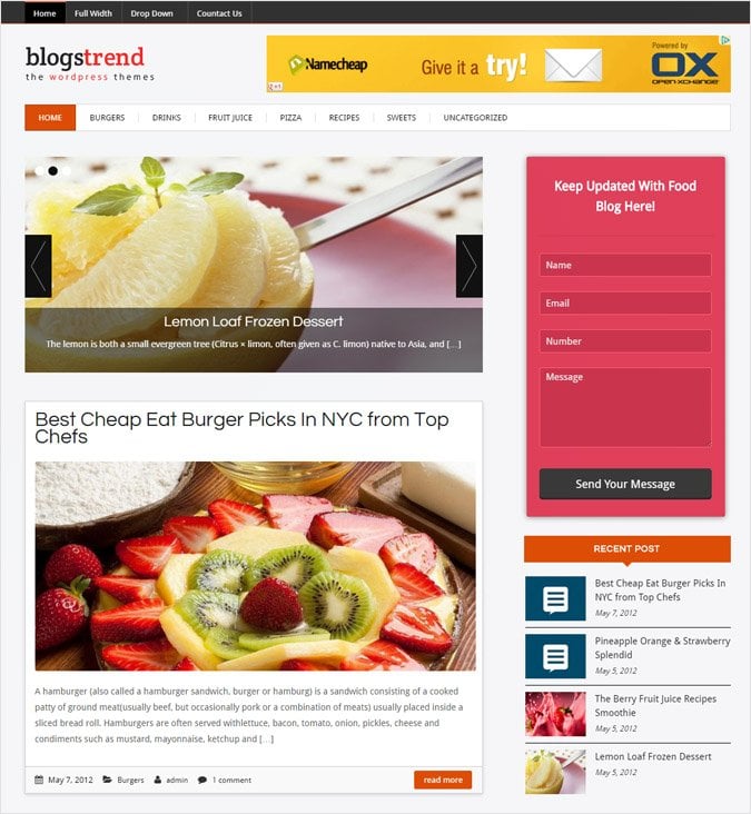 WordPress Blog Theme