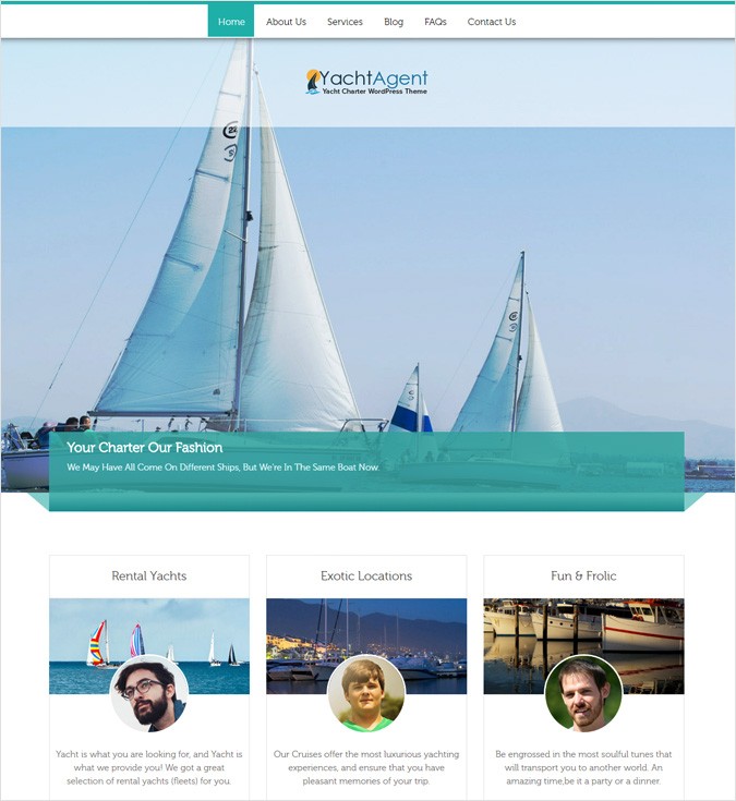 YachtAgent WP theme