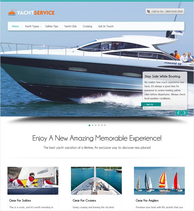 YachtService WP theme