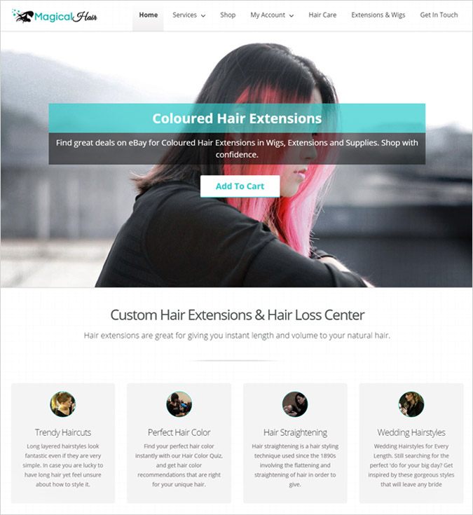 MagicalHair WP theme