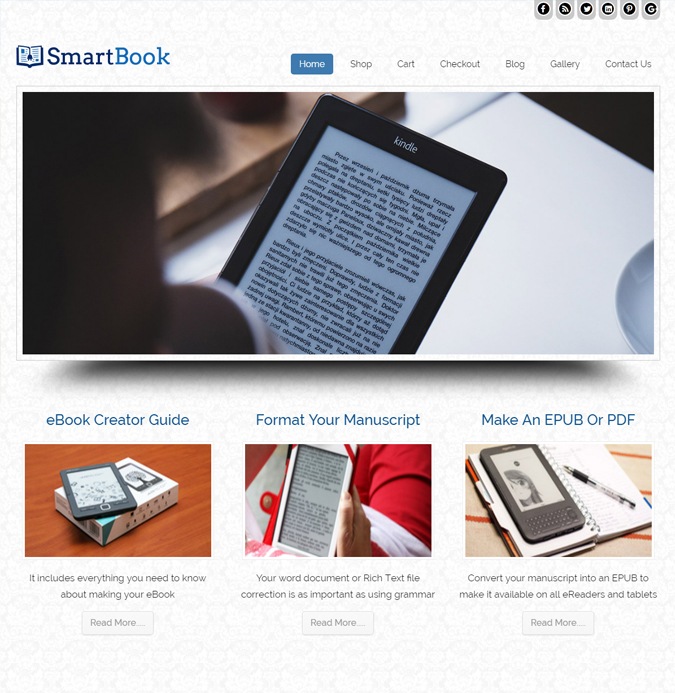 Smartbook WP theme