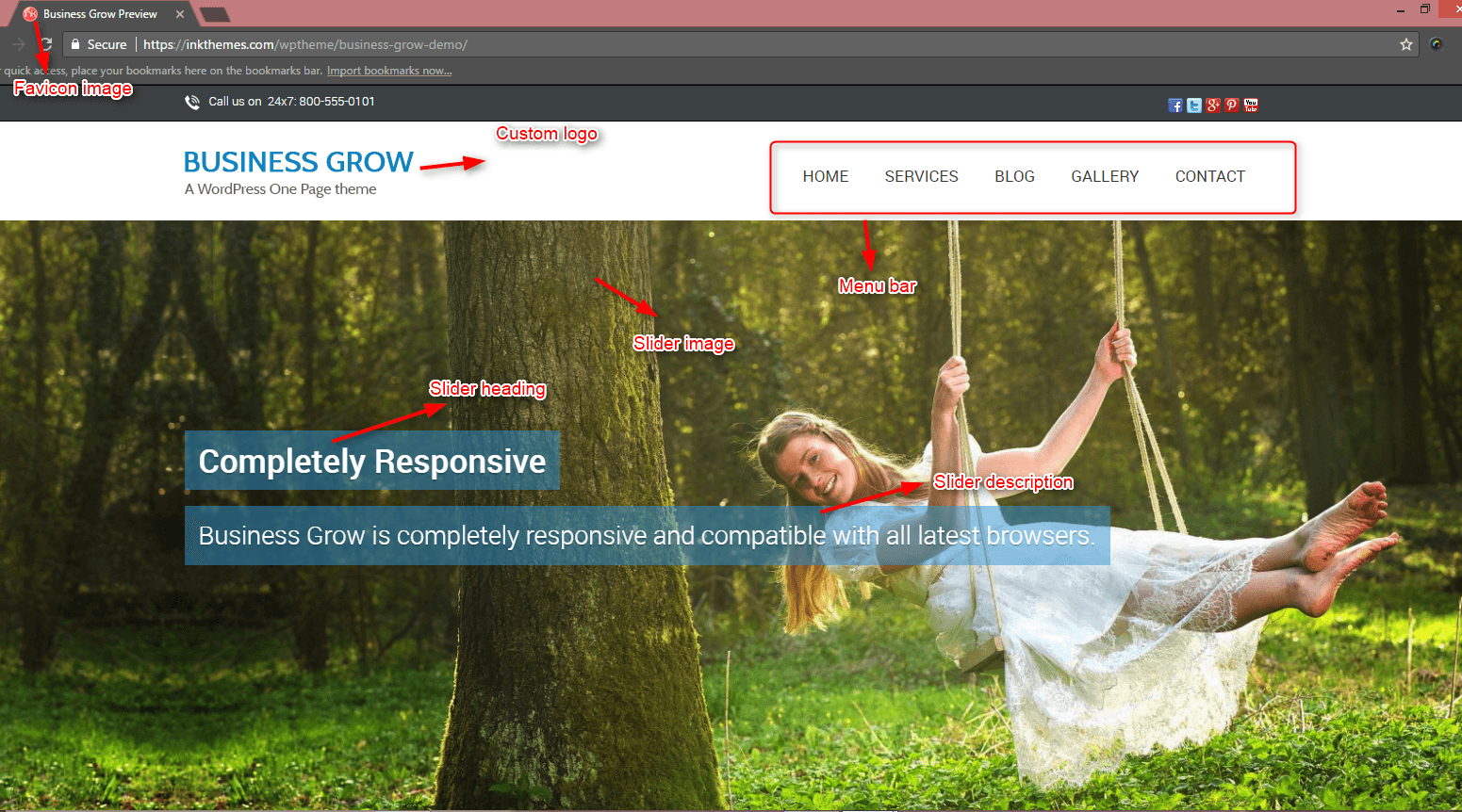 BusinessGrow WordPress Theme