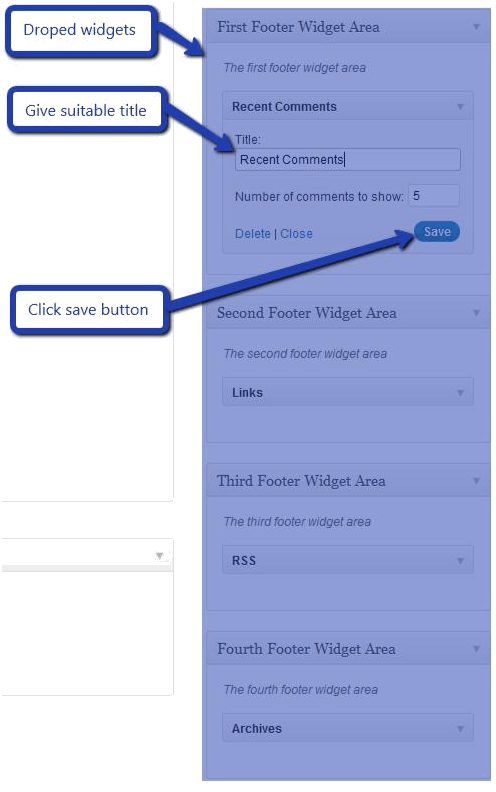 How to add Widgets in Sidebar