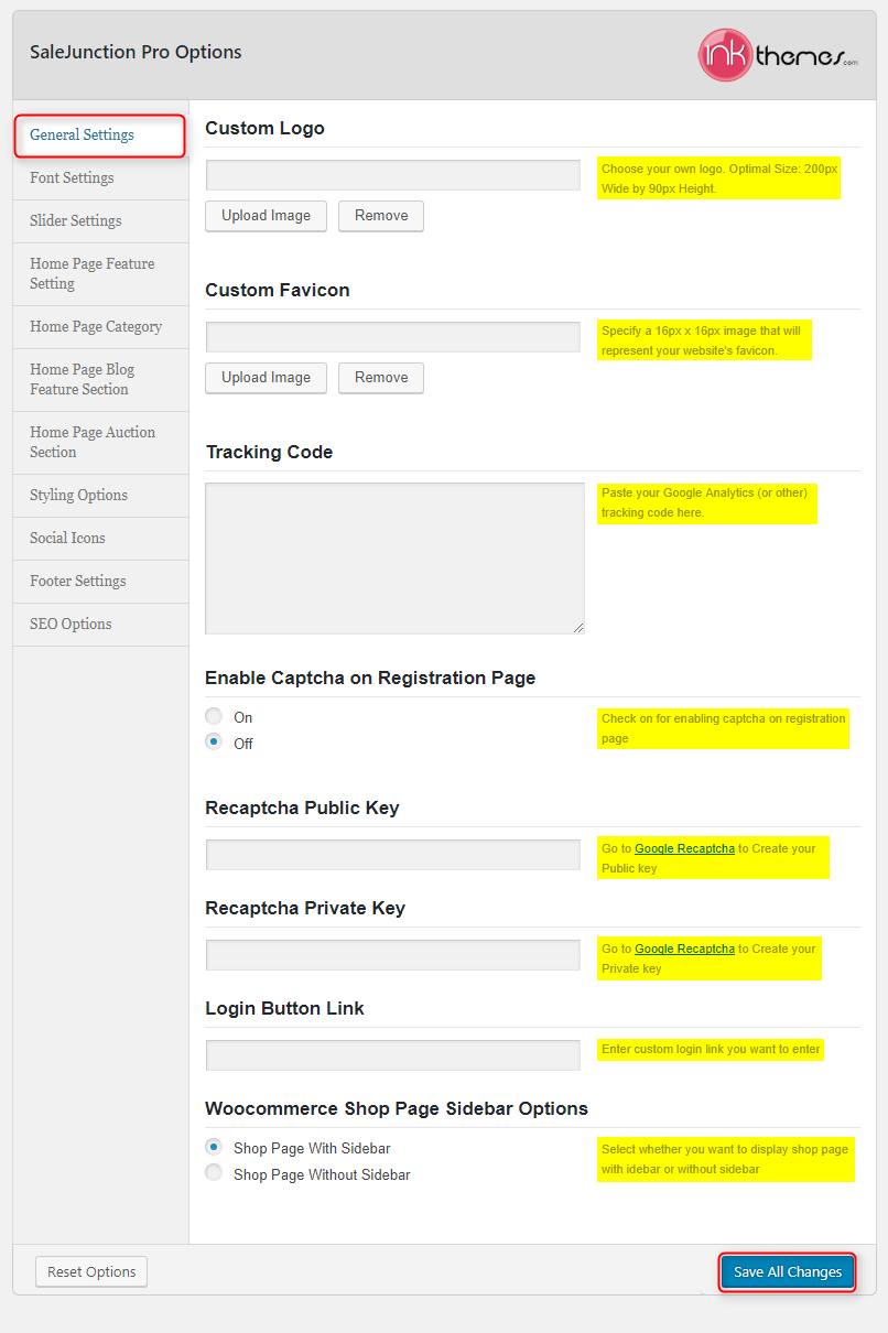 General Settings