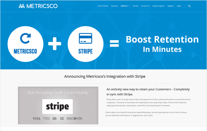 Metricsco Payment Reporting Software For Stripe