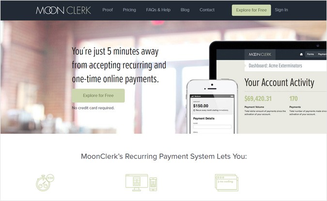 MoonClerk Subscription Management Provider