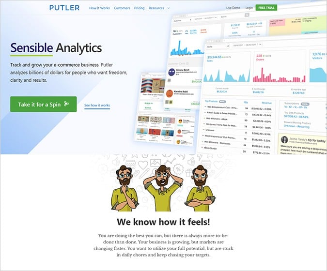 Putler - Cheap Alternatives & Competitors Of ChartMogul