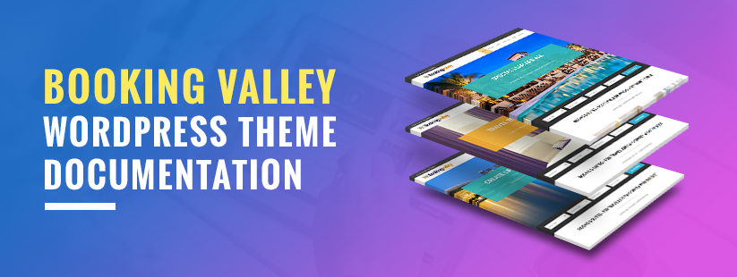 Booking Valley WordPress Theme Documentation