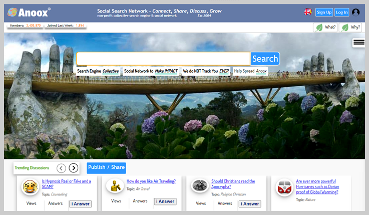 Anoox - Social Profile Search Tools