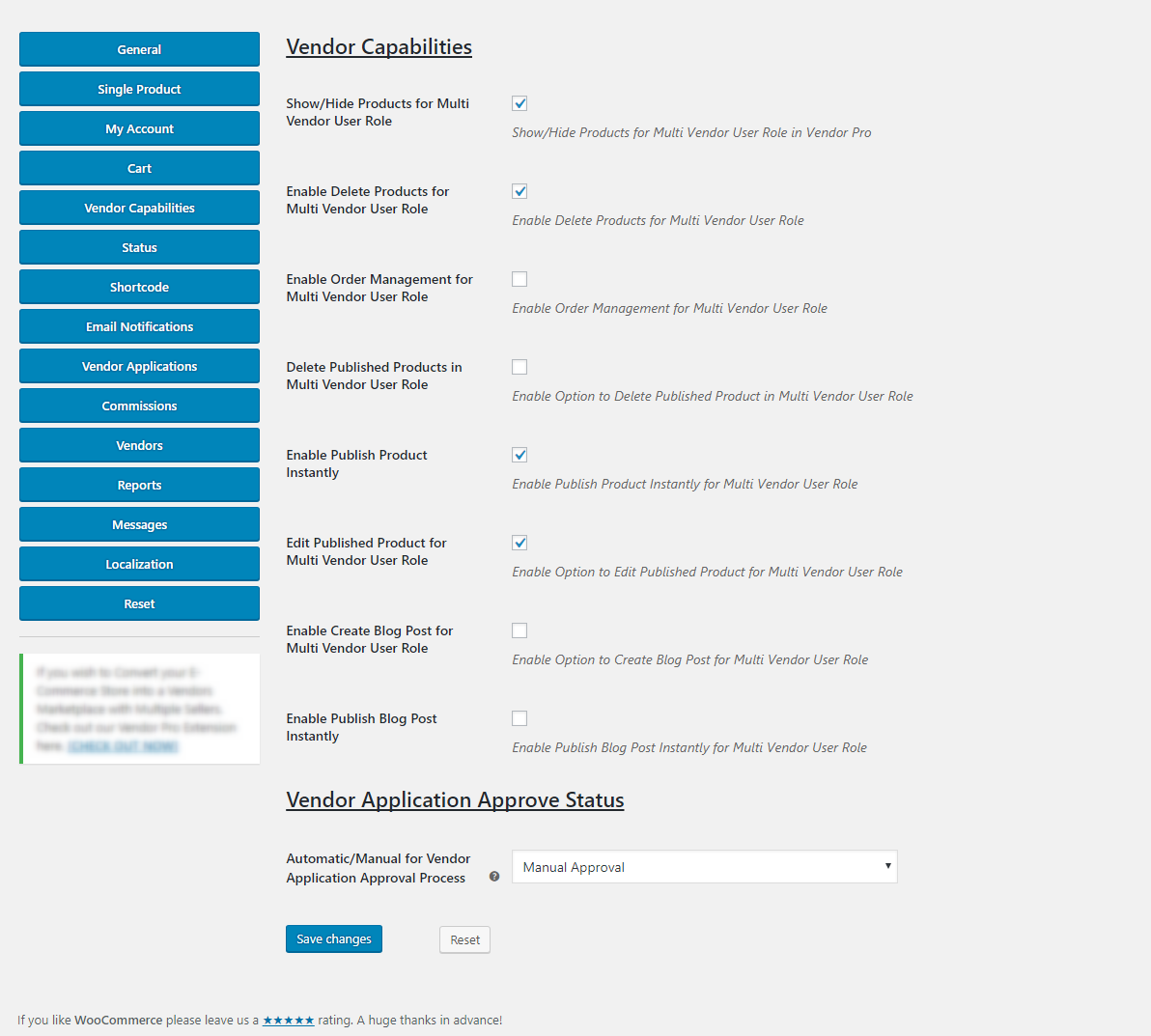 Vendor Capabilities