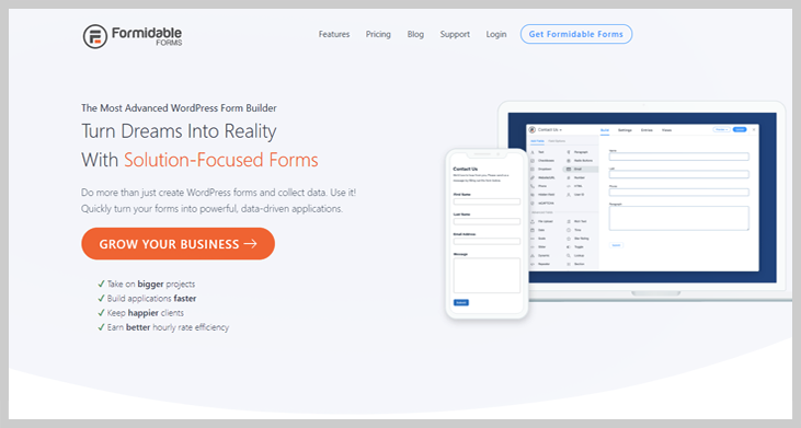 FormidableForms - Online form builder