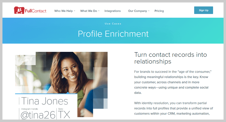 Find Social Media Profiles By Email Address via FullContact