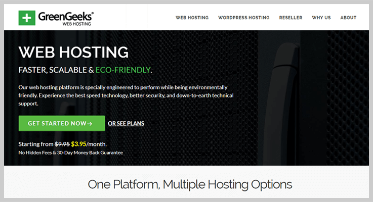 Green Geeks WordPress Hosting