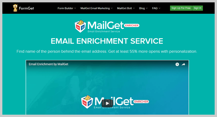 MailGet Enricher Find LinkedIn Profile By Email