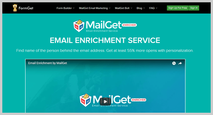 Find Social Media Profiles By Email Address via MailGet Enricher